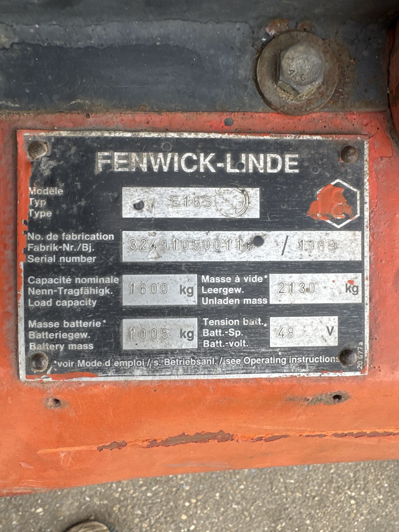 Linde E16 elektrische heftruck KOOPJE