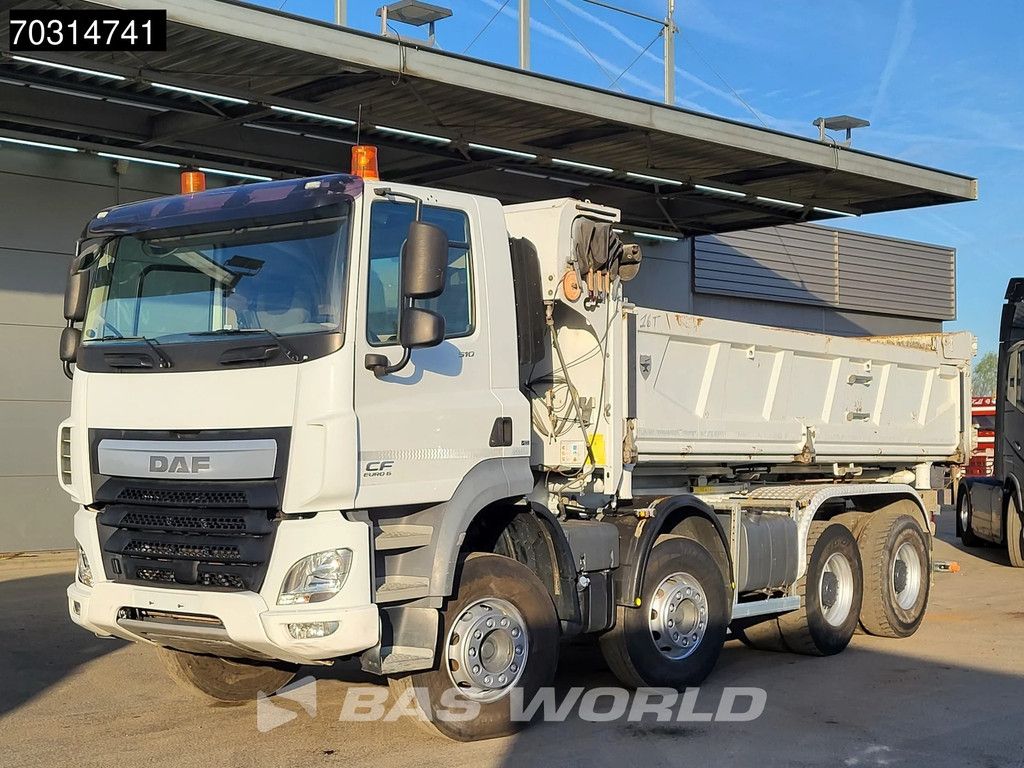 DAF CF 510 8X4 12m3 2-side tipper Big-Axle steelsuspension Retarder Euro 6