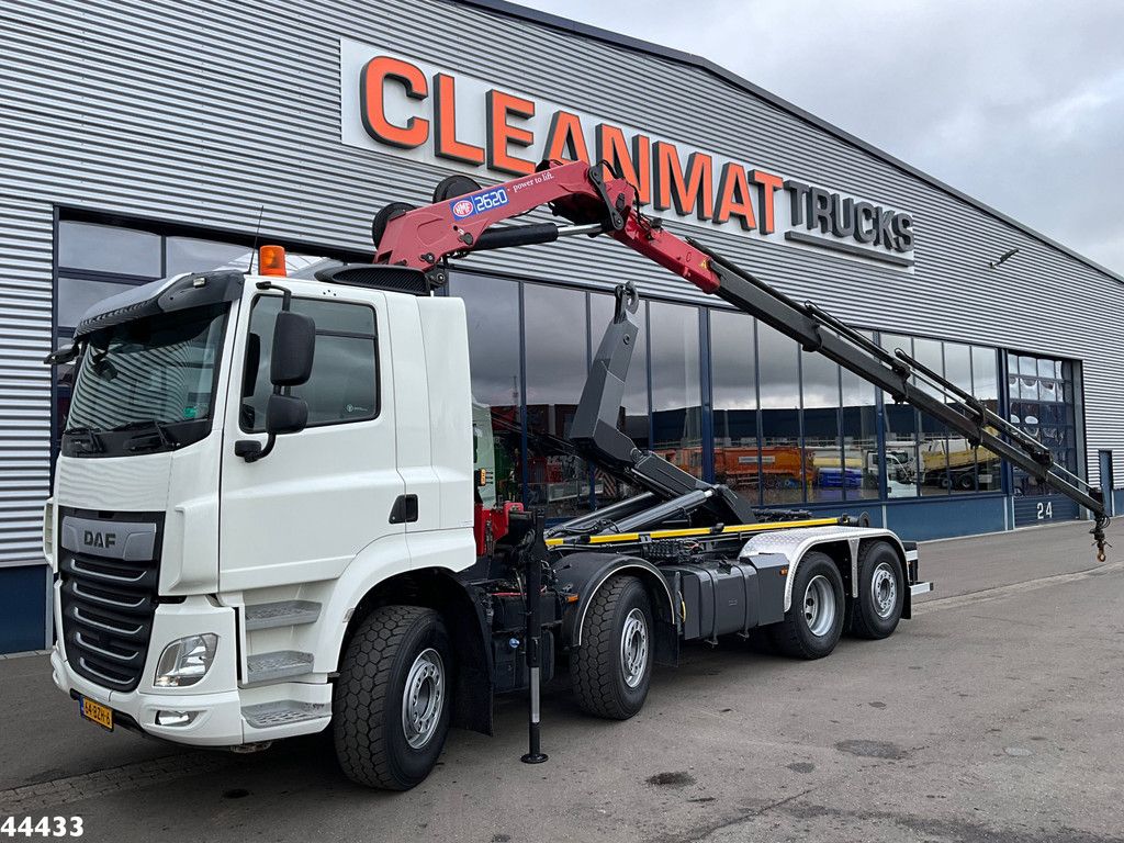 DAF FAX CF 480 Euro 6 HMF 26 Tonmeter laadkraan