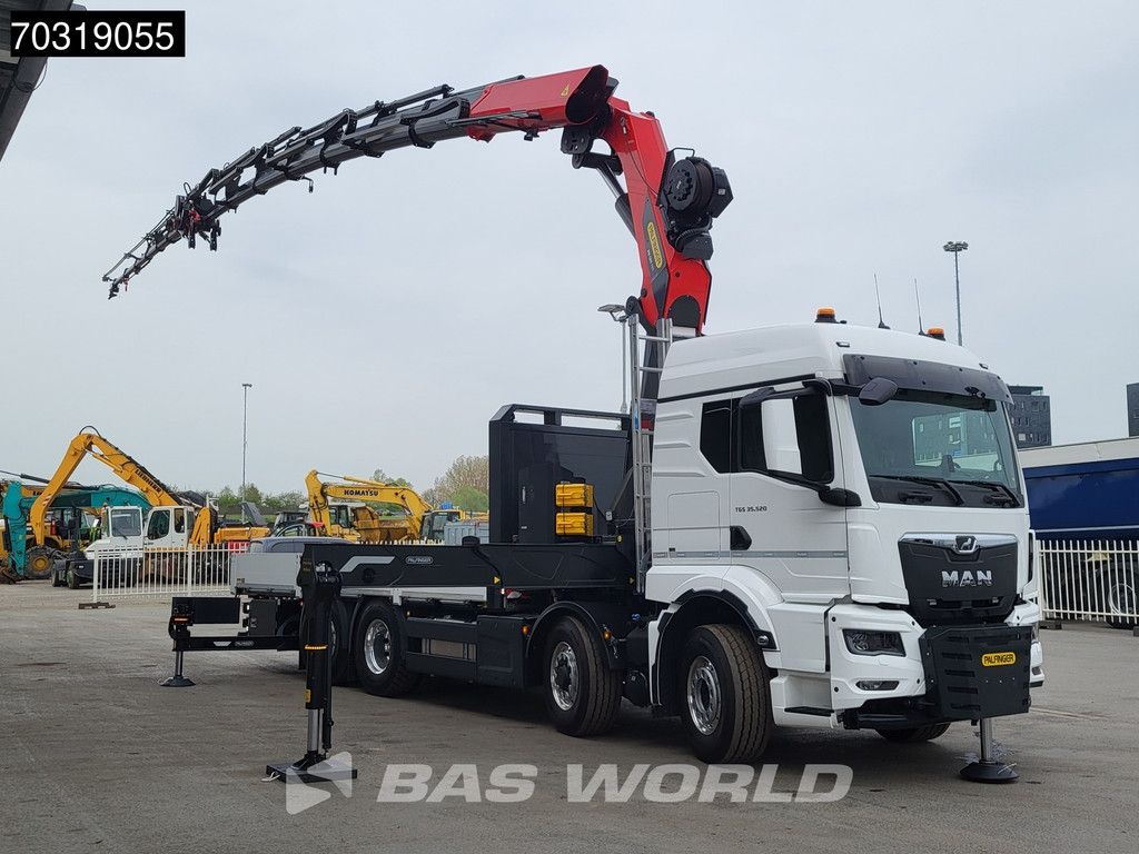 MAN TGX 35.520 8X4 NEW! Palfinger PK580 TEC Crane + PJ150E JIB Winch Hydrodrive