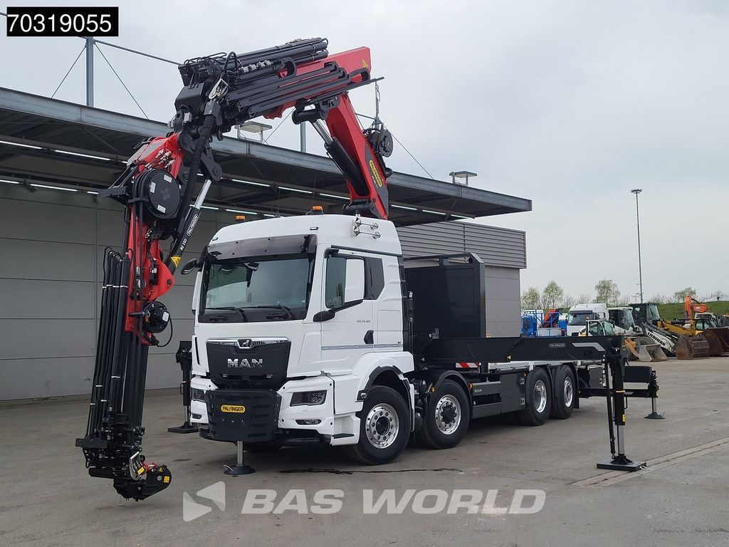 MAN TGX 35.520 8X4 NEW! Palfinger PK580 TEC Crane + PJ150E JIB Winch Hydrodrive