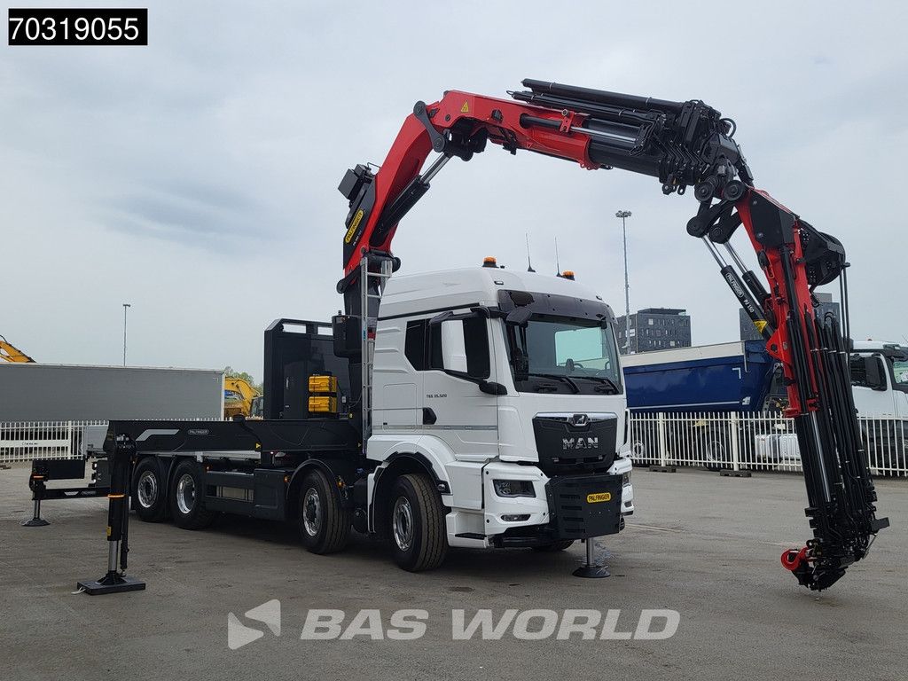 MAN TGX 35.520 8X4 NEW! Palfinger PK580 TEC Crane + PJ150E JIB Winch Hydrodrive