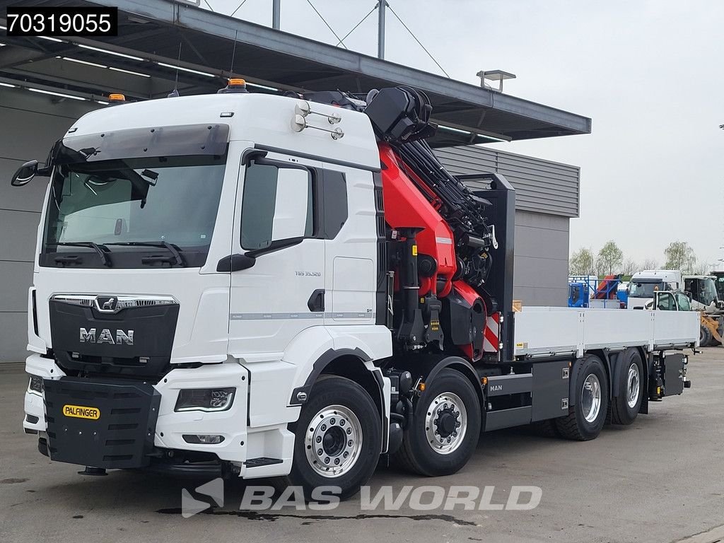 MAN TGX 35.520 8X4 NEW! Palfinger PK580 TEC Crane + PJ150E JIB Winch Hydrodrive