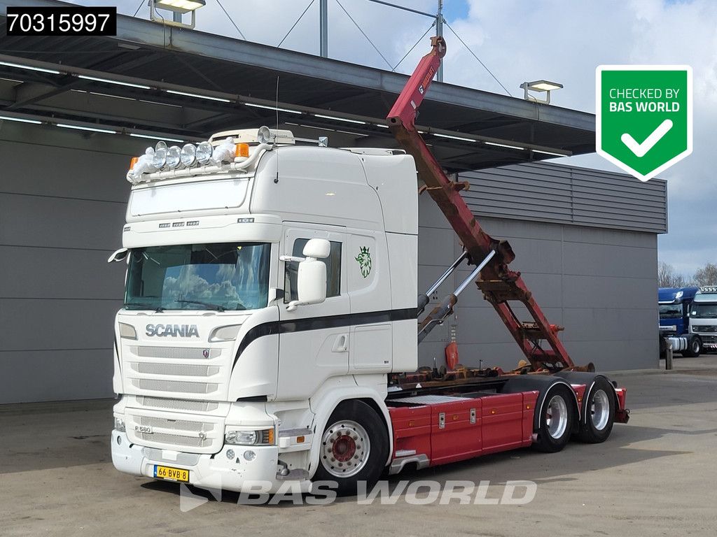 Scania R R580 6X2 NL-Truck HIAB XR21SL56 Manual ACC Full Air Euro 6