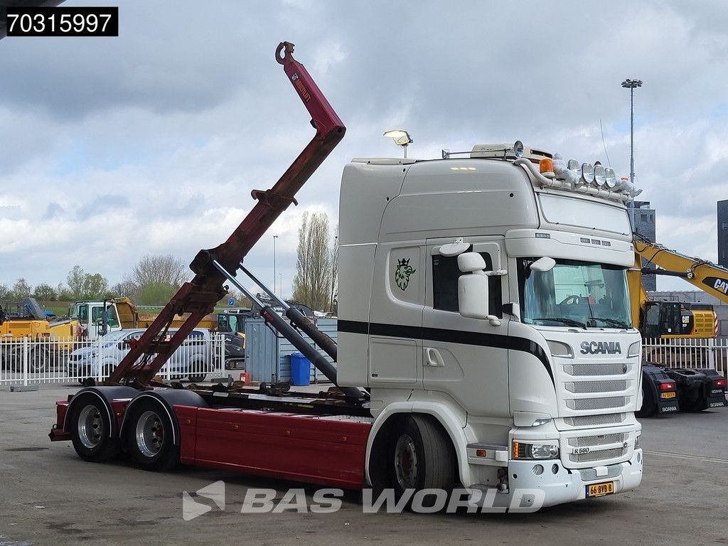 Scania R R580 6X2 NL-Truck HIAB XR21SL56 Manual ACC Full Air Euro 6