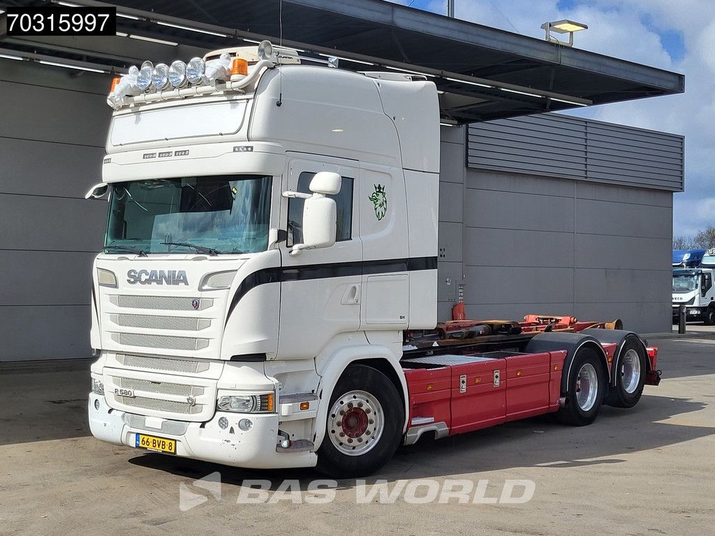 Scania R R580 6X2 NL-Truck HIAB XR21SL56 Manual ACC Full Air Euro 6