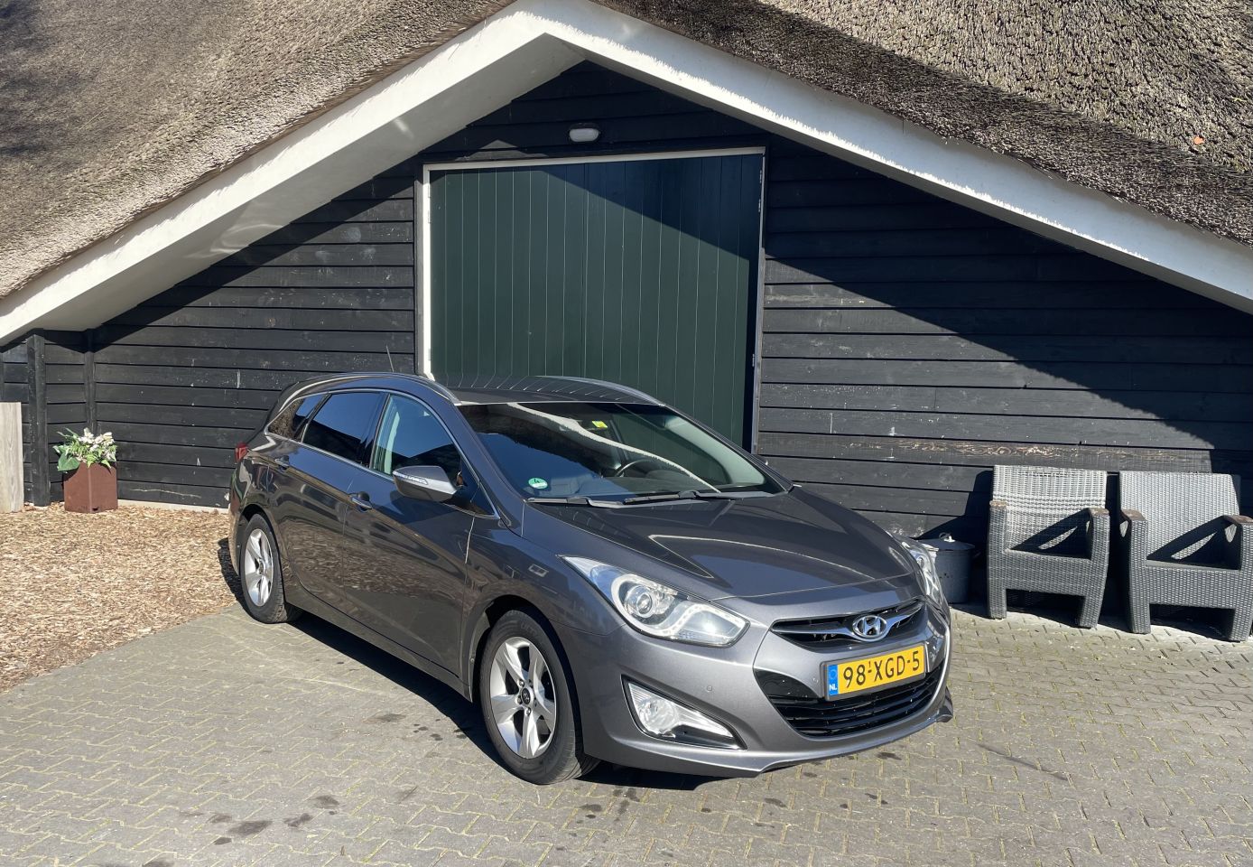 Hyundai i40 Bleu, Airco, Achteruitrijcamera, Touchscreen radio,