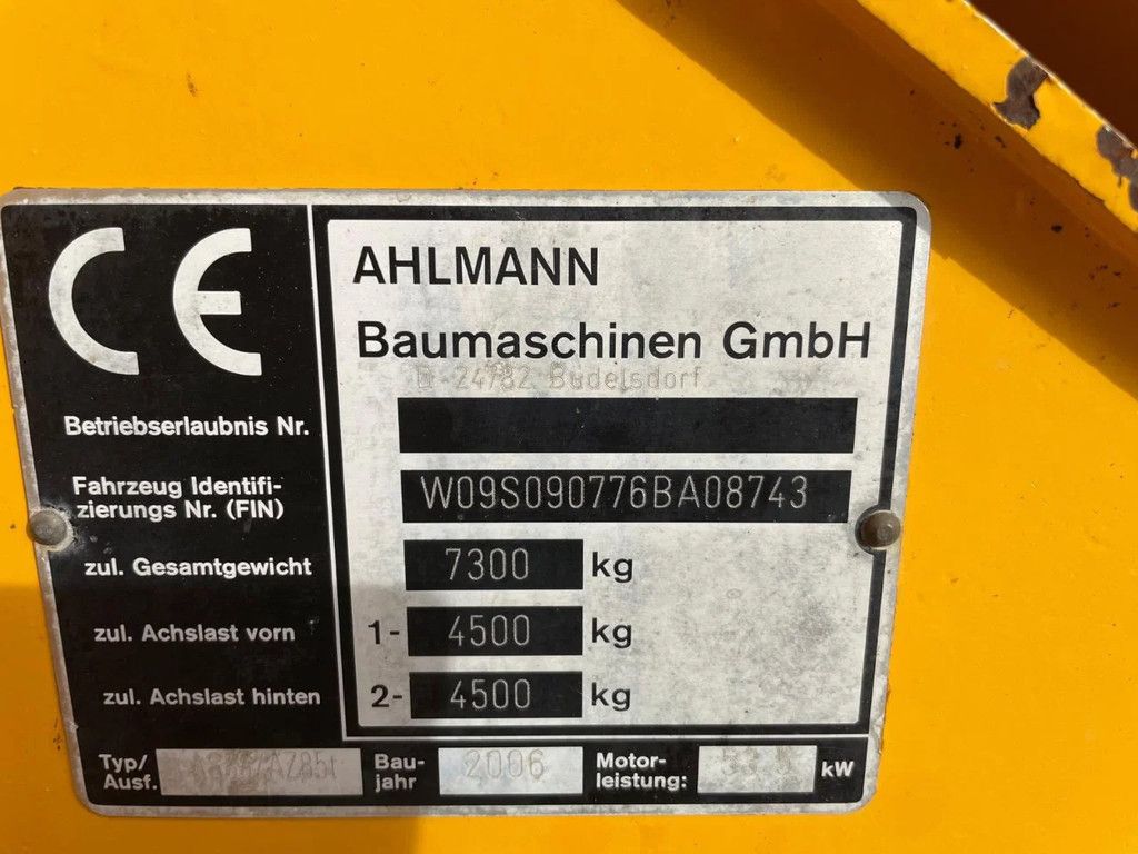 Ahlmann AZ 85 T AZ 85 Shovel Loader