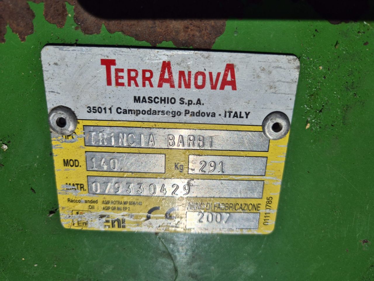 Gebruikte klepelmaaier Terra Nova