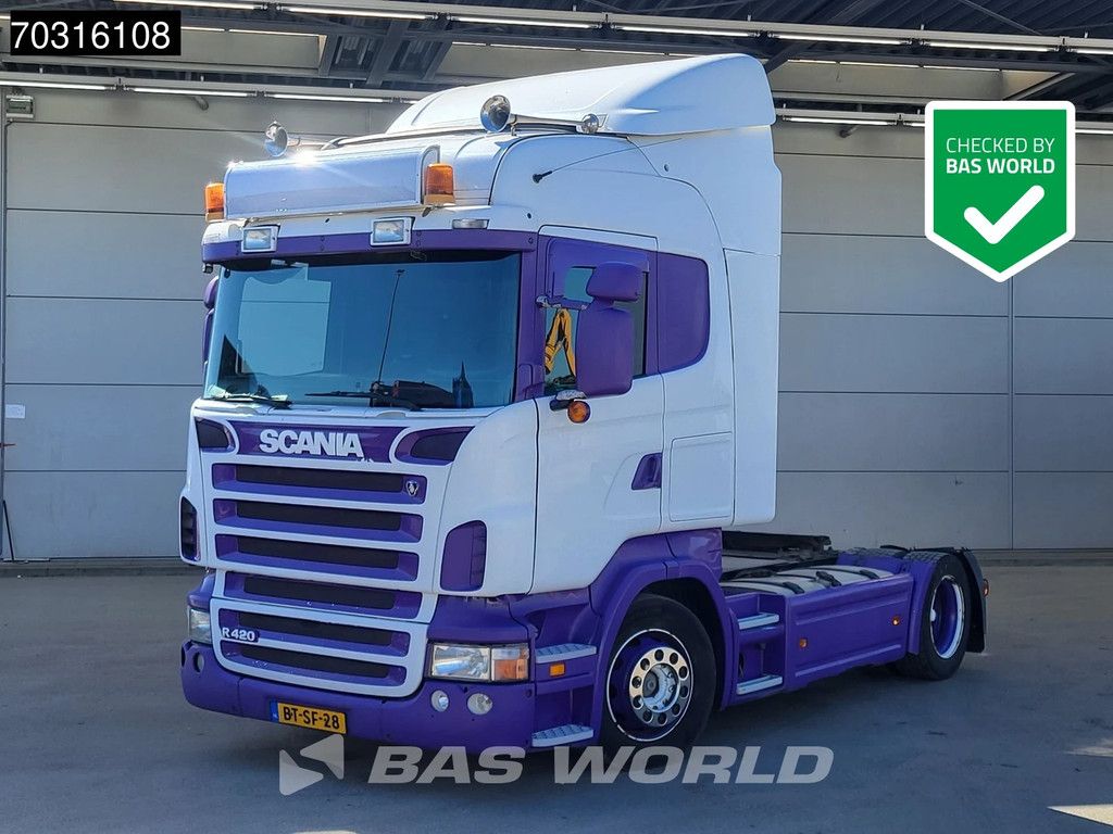 Scania R R420 4X2 3-Pedal! Mega Retarder 2xTanks