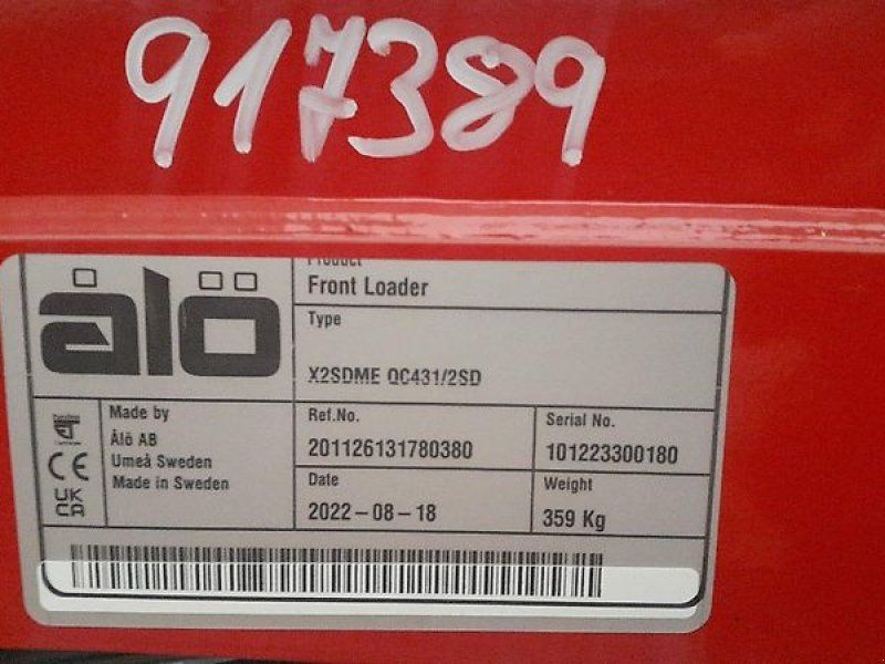 Alö Frontlader X2DMEURO QC43rd