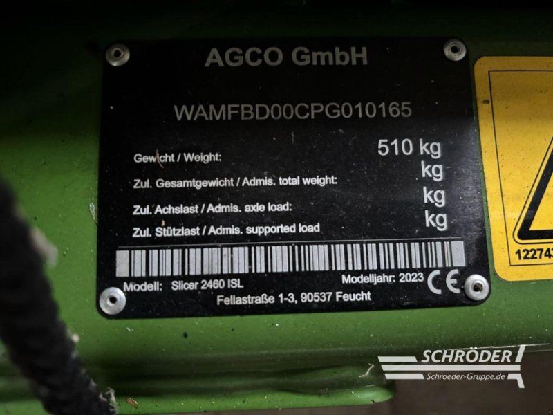 Fendt SLICER 2460 ISL