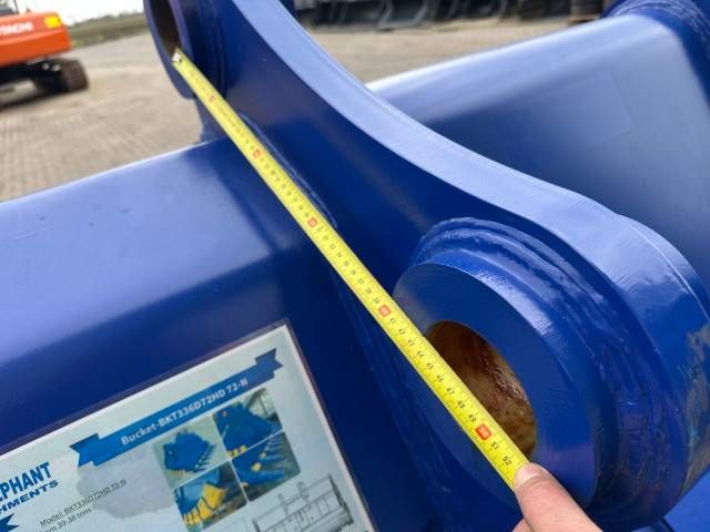 Tanden bak met vaste aansluiting