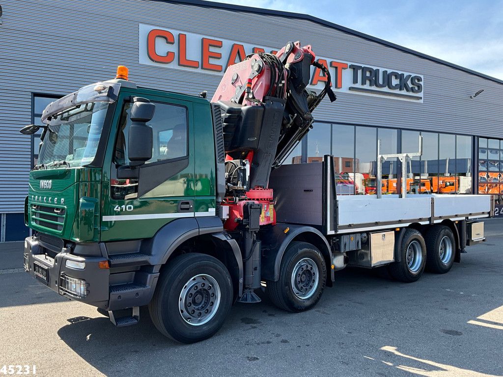 Iveco Trakker AD410T41 Fassi 80 Tonmeter laadkraan + Fly-Jib Just 80.441 Km!
