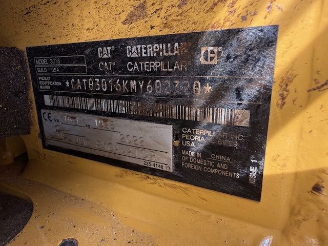 CAT 3016 Next Gen Bj2022 1350u SLP/SRT Minigraver Minikraan NWST