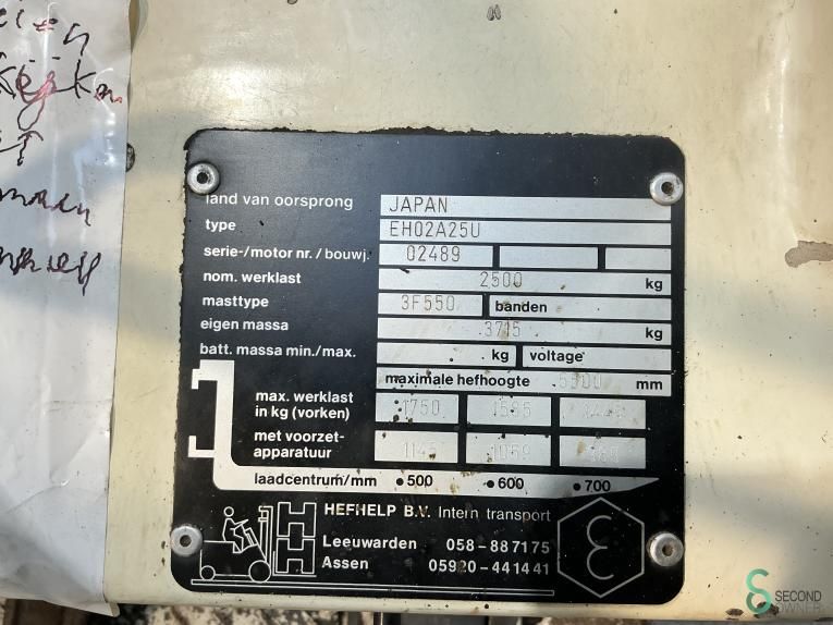 Gabelstapler Diesel Nissan EH02A25U