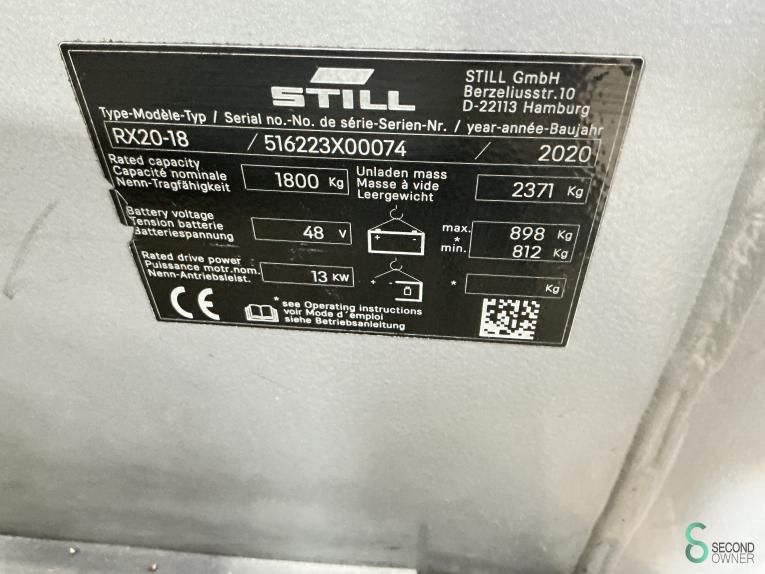 Gabelstapler Elektrisch Still RX20-18 2020