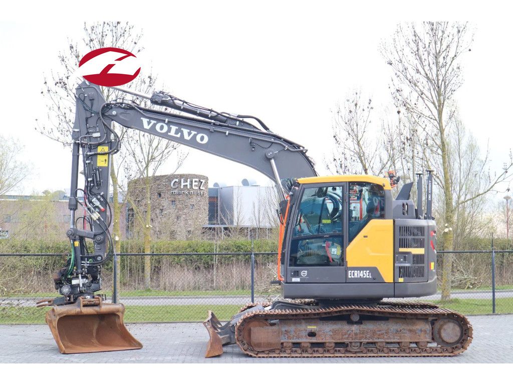 Volvo ECR145 EL | ROTOTILT + GRIP | BLADE | DIG ASSIST 3D