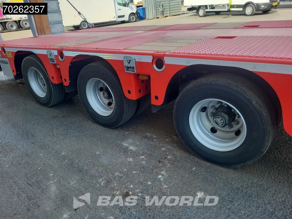 Vega Lowbed 2 axles NEW Hydr. Ramps. Lift+Steering Axle