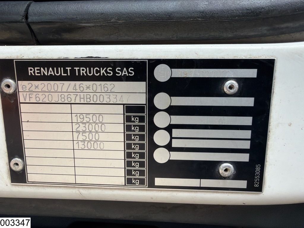 Renault D 19 320 EURO 6, Dhollandia