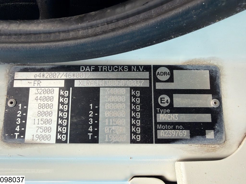 DAF CF 460 8x2, EURO 6, Retarder, PM, Dalby