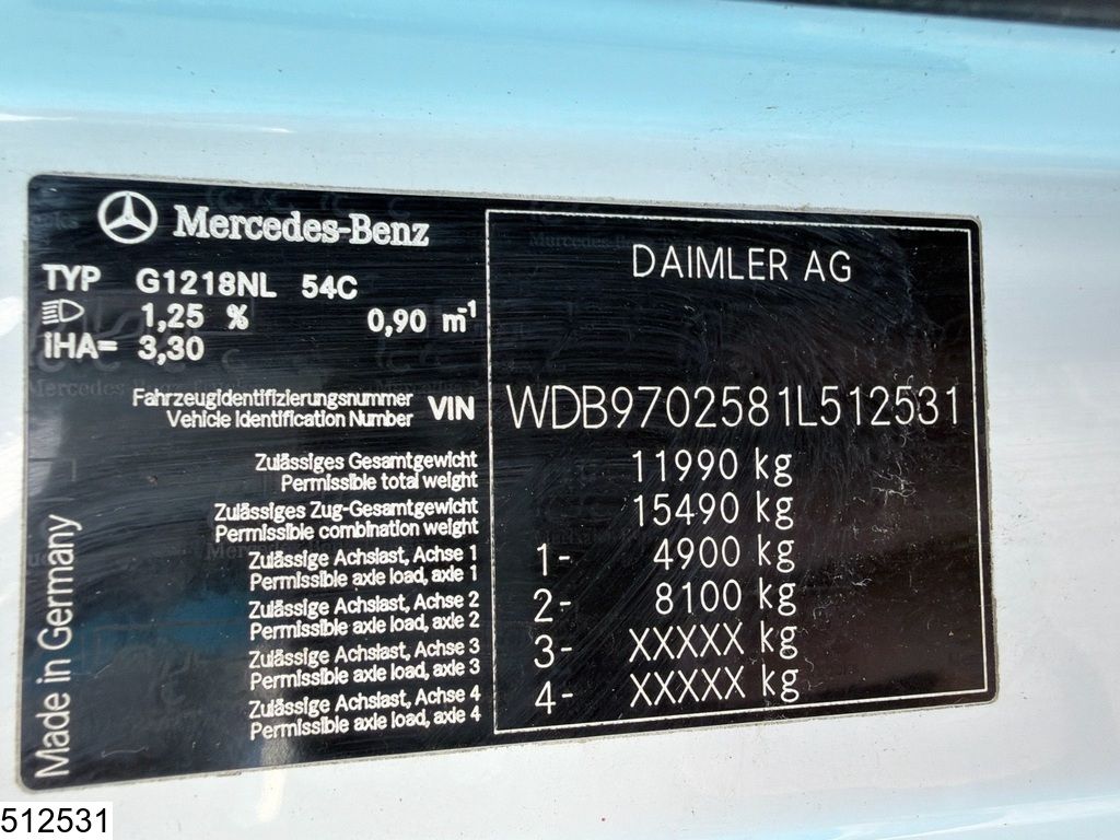 Mercedes Atego 1218 EURO 5, Dhollandia