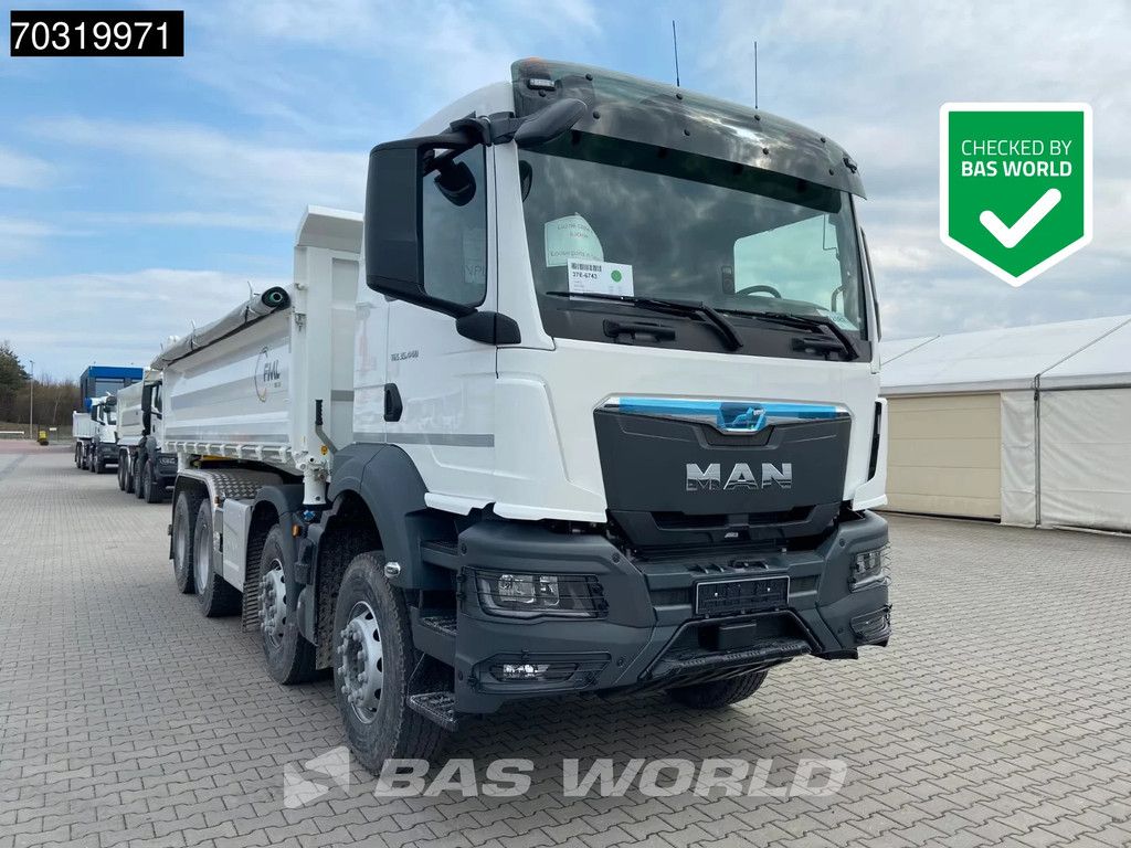 MAN TGS TGS 35.440 8X4 NEW! 14m3 3-side tipper Steel suspension Big-Axle Euro 6