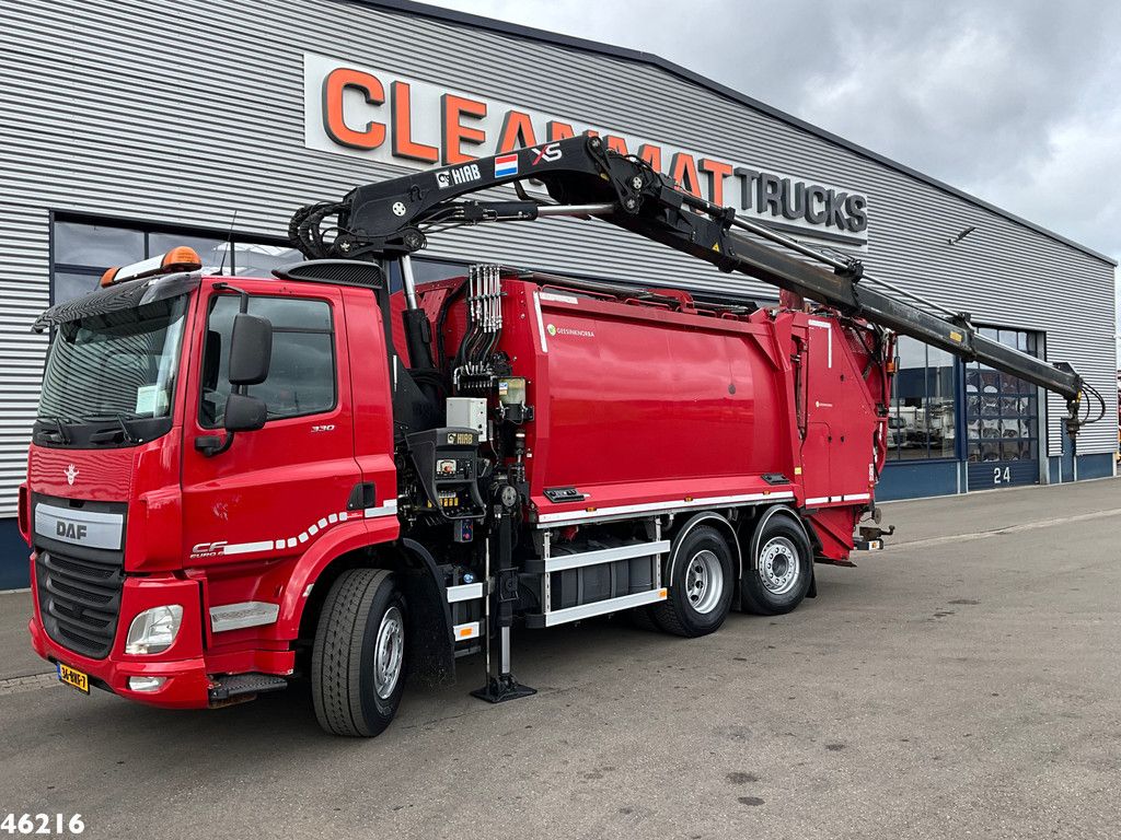 DAF FAN CF 330 Euro 6 Hiab 24 Tonmeter laadkraan Just 94.745 km!