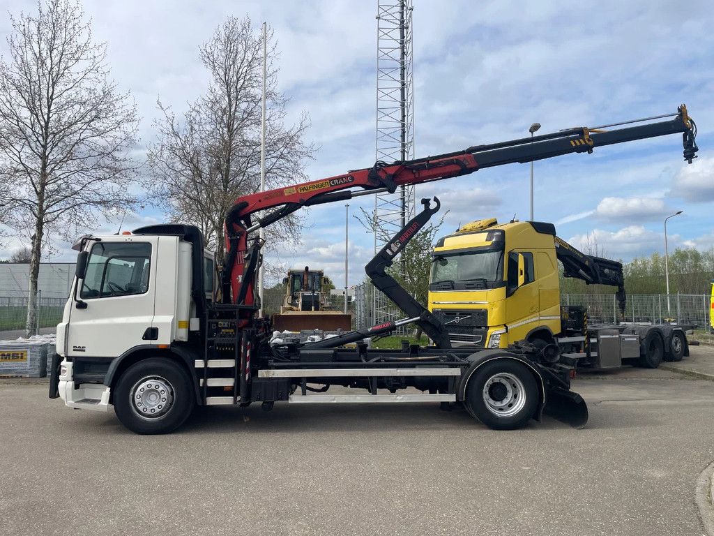 DAF AE75PC 4x2 Hiab multilift 14T + Palfinger 9501