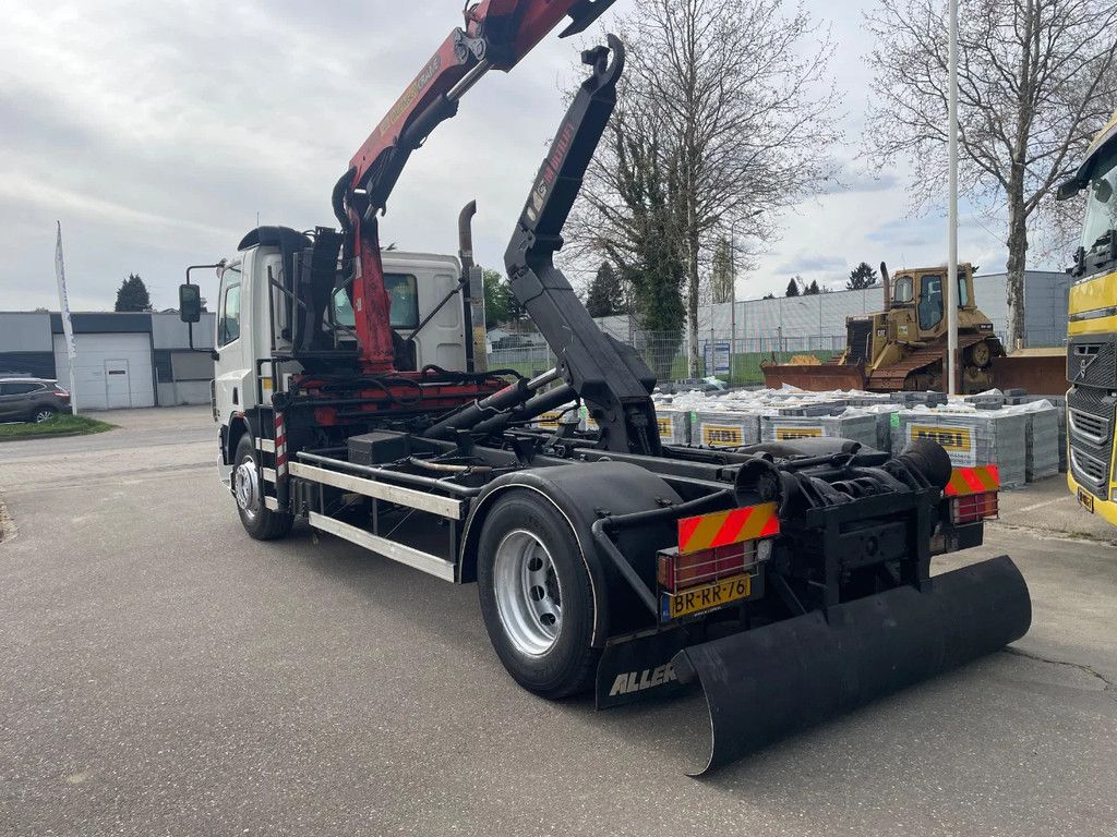 DAF AE75PC 4x2 Hiab multilift 14T + Palfinger 9501