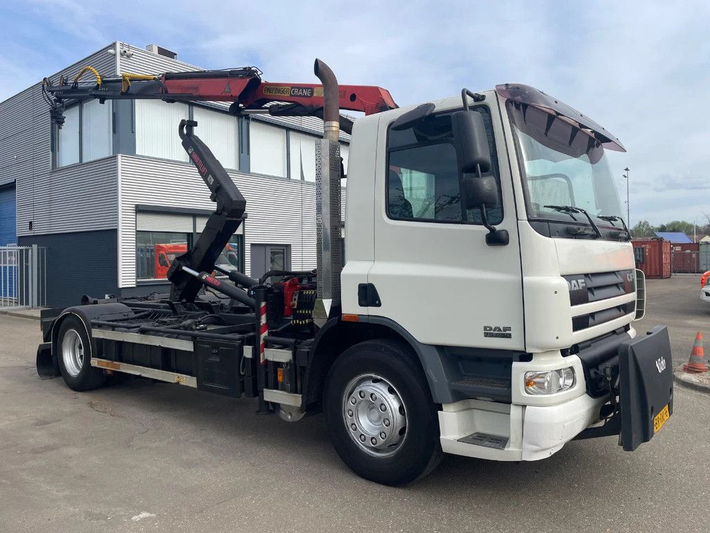 DAF AE75PC 4x2 Hiab multilift 14T + Palfinger 9501