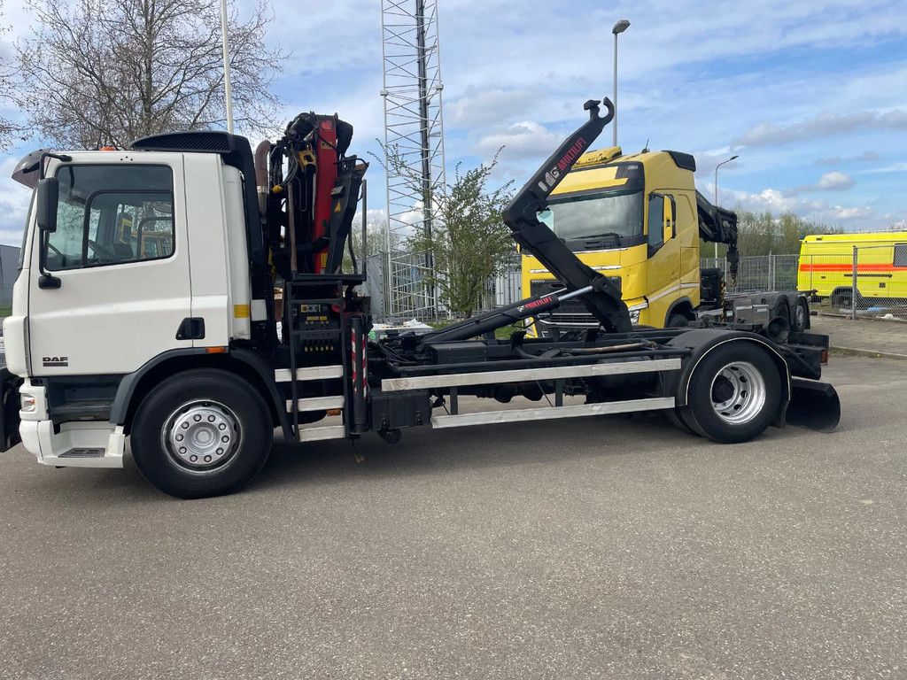 DAF AE75PC 4x2 Hiab multilift 14T + Palfinger 9501