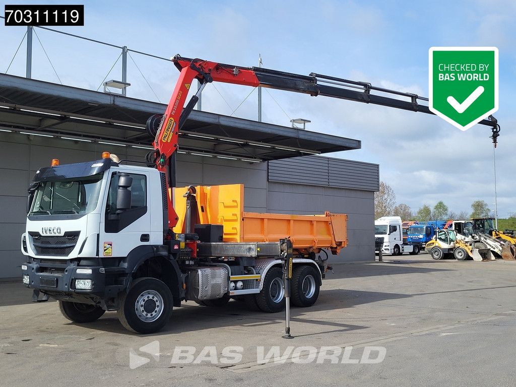 Iveco Trakker 450 6X6 6x6 Palfinger PK19001 SLD Kran + containersystem Big-Axle Euro 6