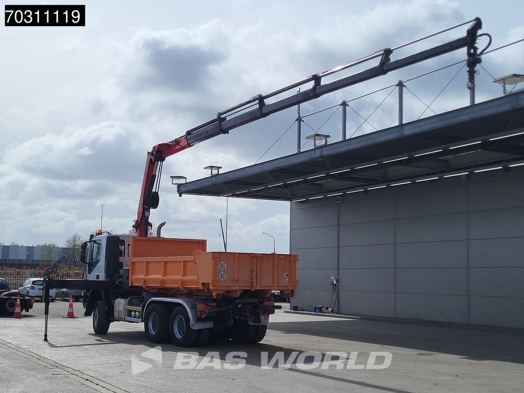 Iveco Trakker 450 6X6 6x6 Palfinger PK19001 SLD Kran + containersystem Big-Axle Euro 6