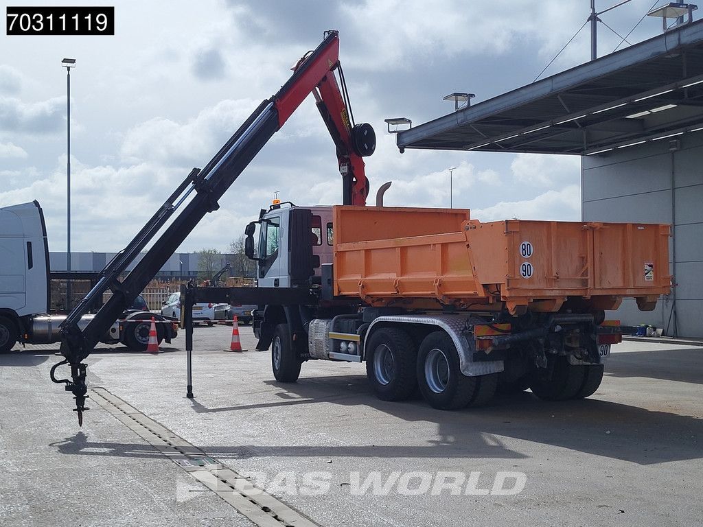 Iveco Trakker 450 6X6 6x6 Palfinger PK19001 SLD Kran + containersystem Big-Axle Euro 6