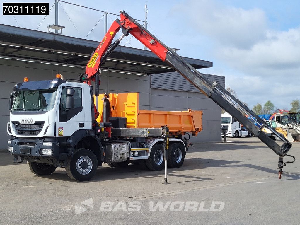 Iveco Trakker 450 6X6 6x6 Palfinger PK19001 SLD Kran + containersystem Big-Axle Euro 6