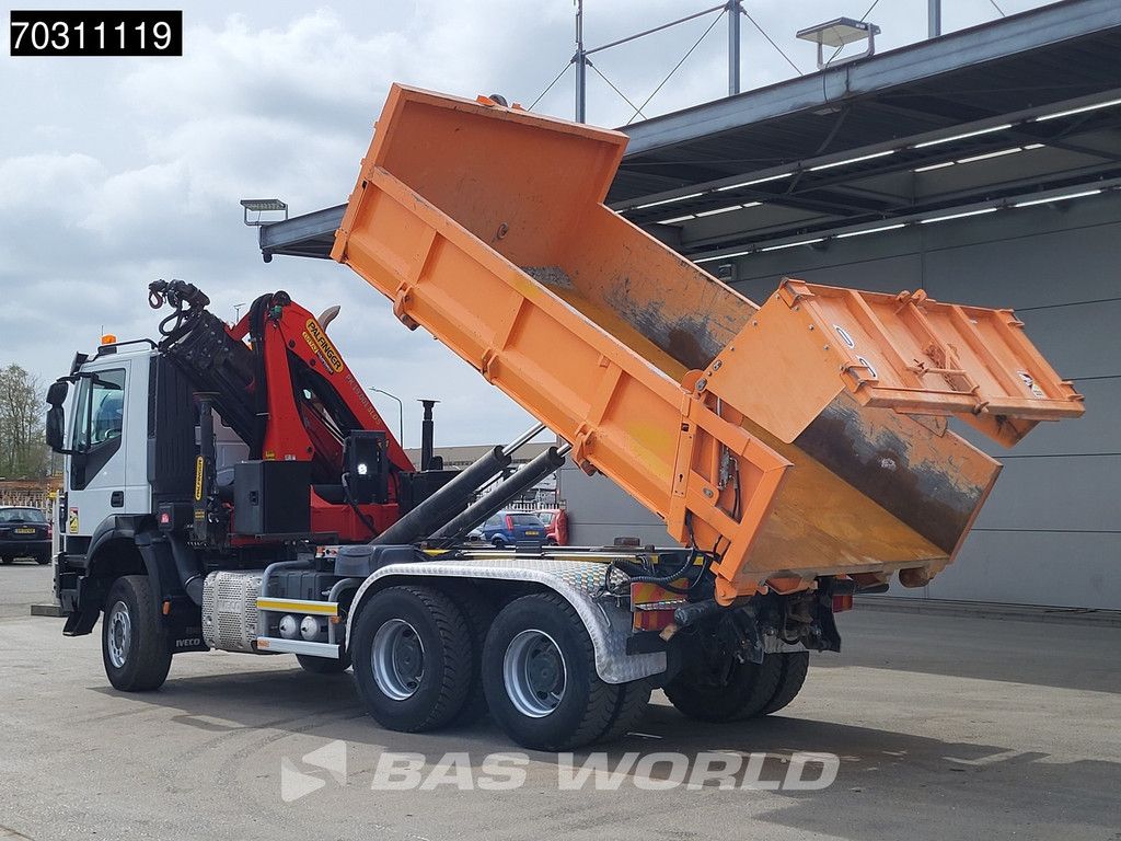 Iveco Trakker 450 6X6 6x6 Palfinger PK19001 SLD Kran + containersystem Big-Axle Euro 6