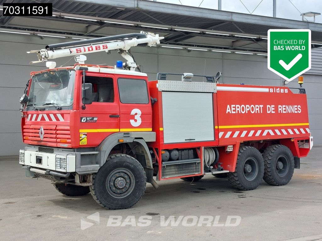 Renault G 340ti Maxter 6X6 Sides Crashtender 6x6 Big-Axle Steelsuspension Automatic