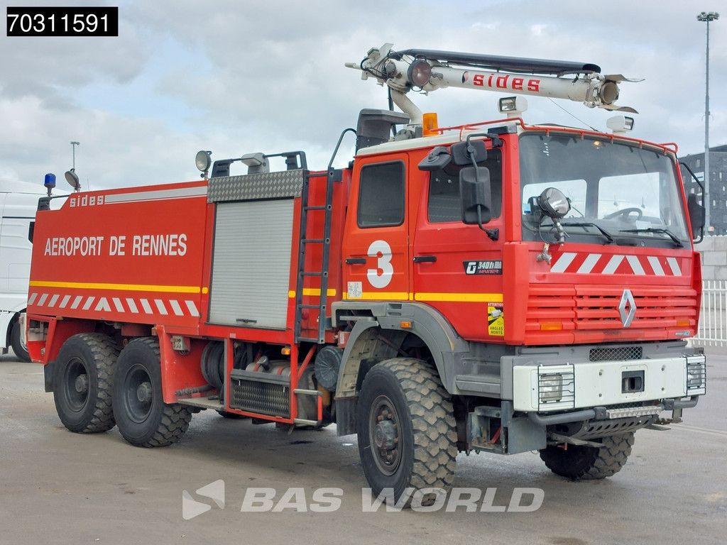 Renault G 340ti Maxter 6X6 Sides Crashtender 6x6 Big-Axle Steelsuspension Automatic