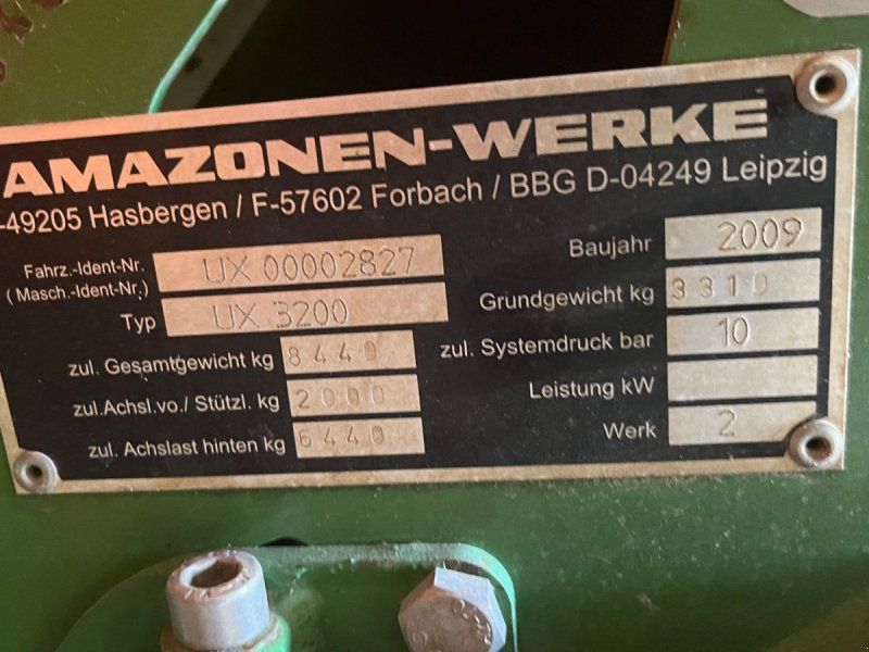 Amazone UX 3200-24 UX 3200-24 mtr