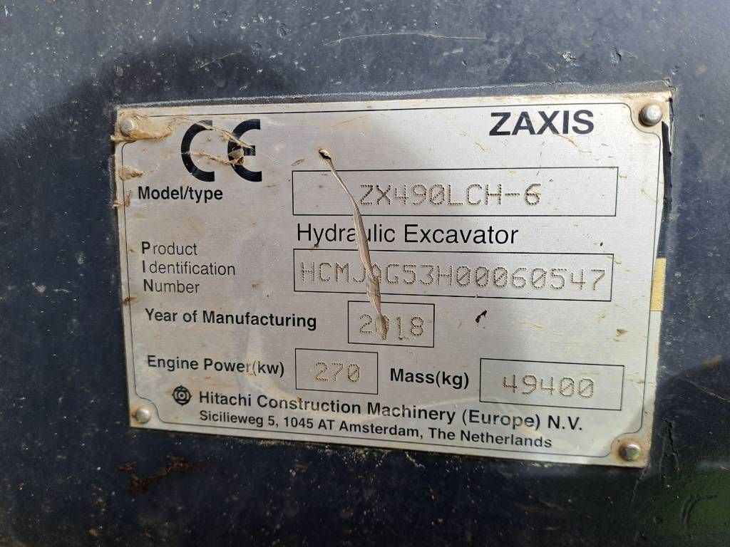Hitachi ZX 490 LC H-6