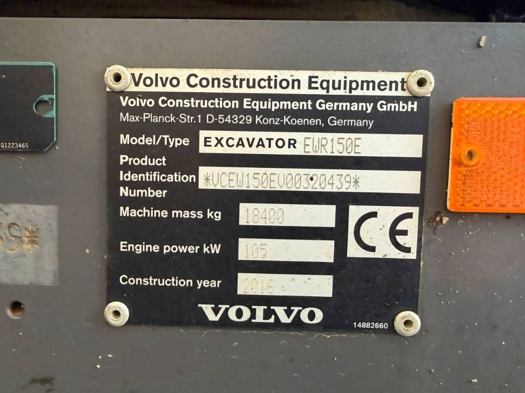 Volvo EWR150E - Stabilizers