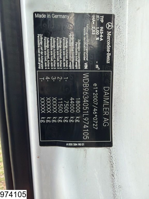 Mercedes Actros 1843 EURO 6, Lohr, Combi, Retarder, Standairco