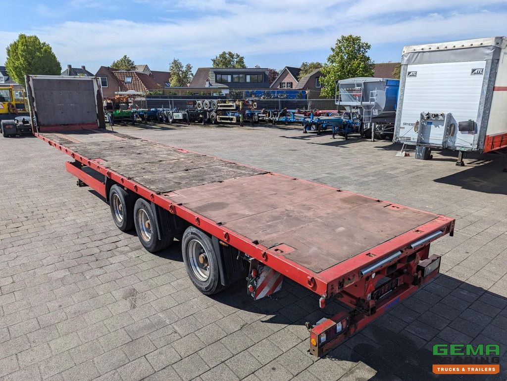 Krone SD 3-Axle BPW - Open Loading Bed - Steering Axle - Twistlocks - Cage Truck Connection