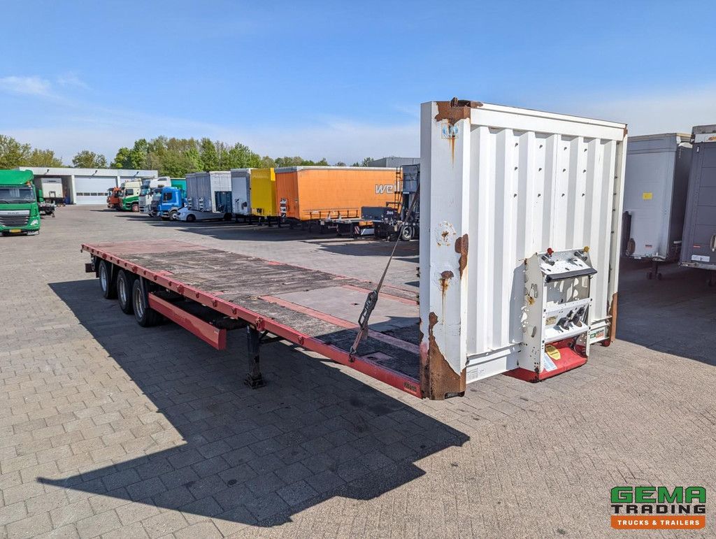 Krone SD 3-Axle BPW - Open Loading Bed - Steering Axle - Twistlocks - Cage Truck Connection