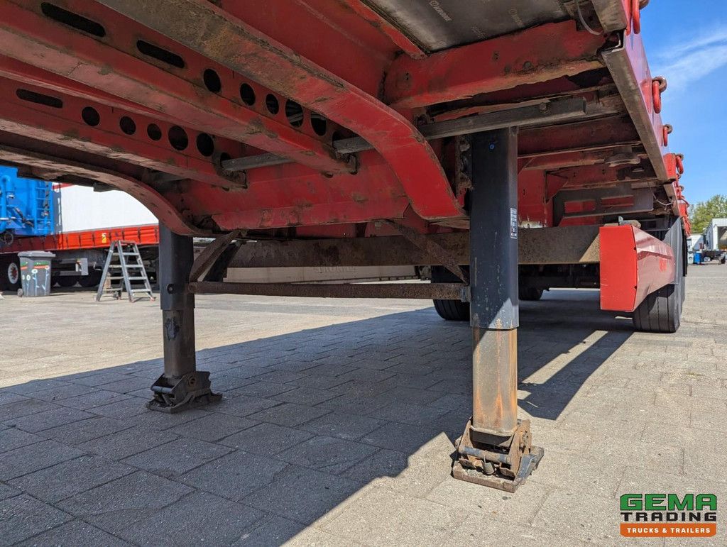 Krone SD 3-Axle BPW - Open Loading Bed - Steering Axle - Twistlocks - Cage Truck Connection