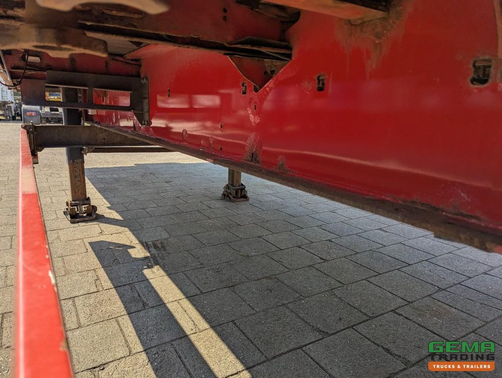 Krone SD 3-Axle BPW - Open Loading Bed - Steering Axle - Twistlocks - Cage Truck Connection