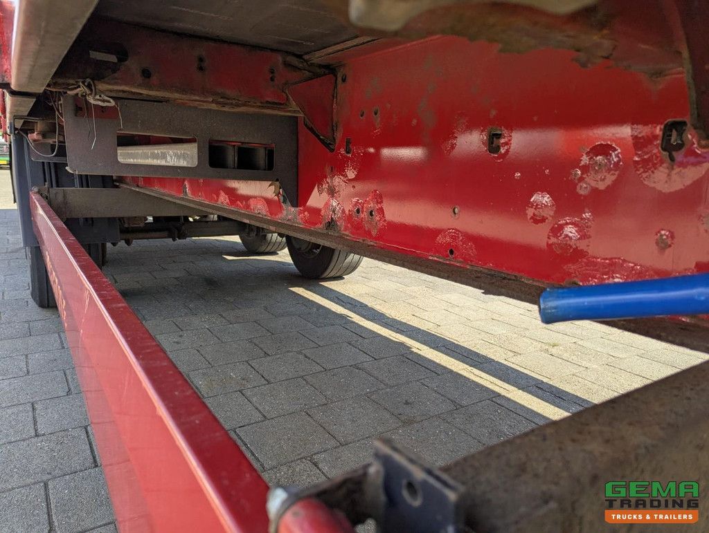 Krone SD 3-Axle BPW - Open Loading Bed - Steering Axle - Twistlocks - Cage Truck Connection