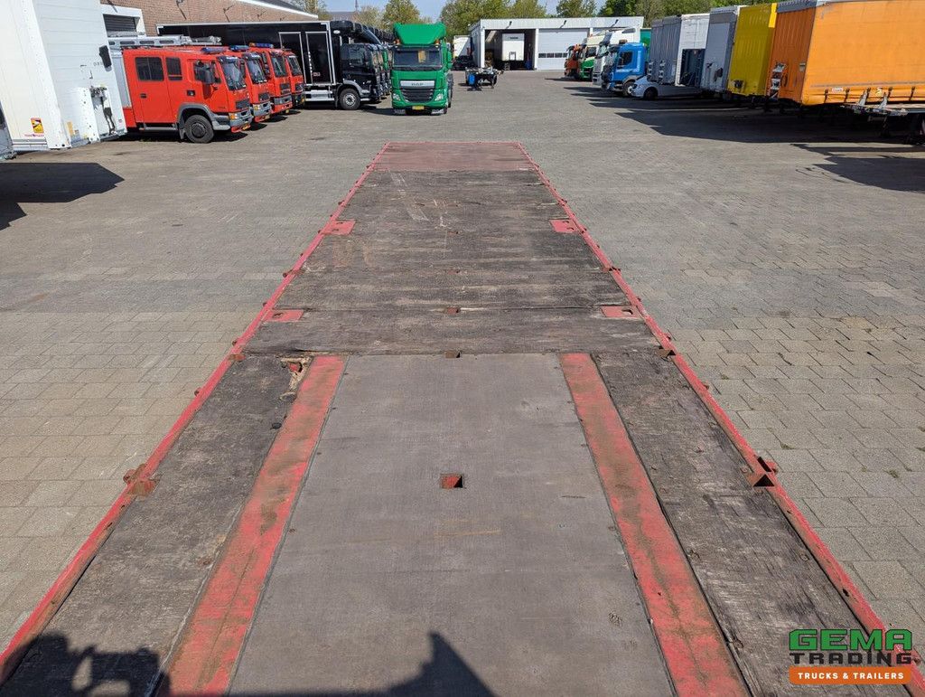 Krone SD 3-Axle BPW - Open Loading Bed - Steering Axle - Twistlocks - Cage Truck Connection