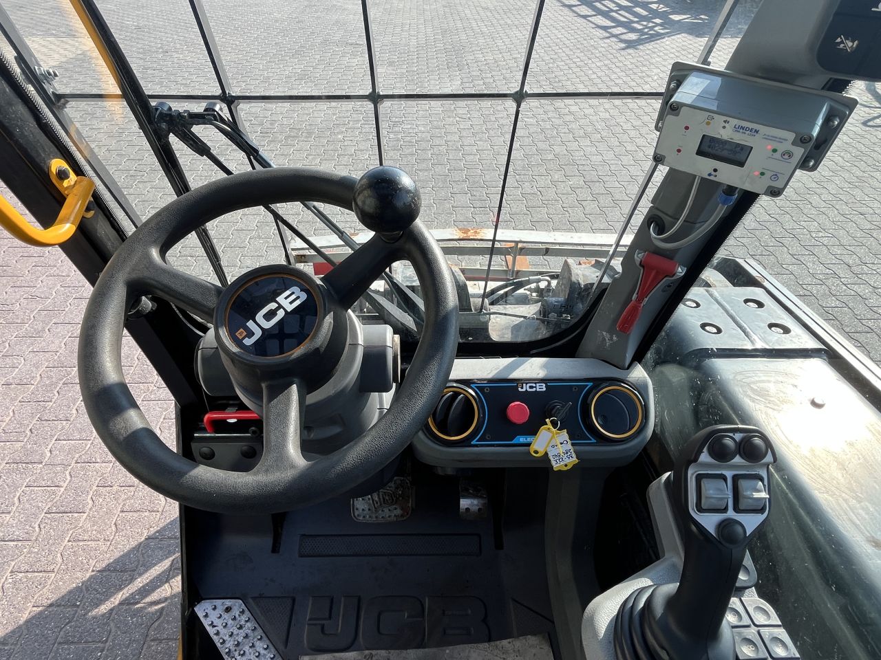 Elektrische JCB Teletruk 35-22E Heftruck 3.5 ton Free Lift 4 mt